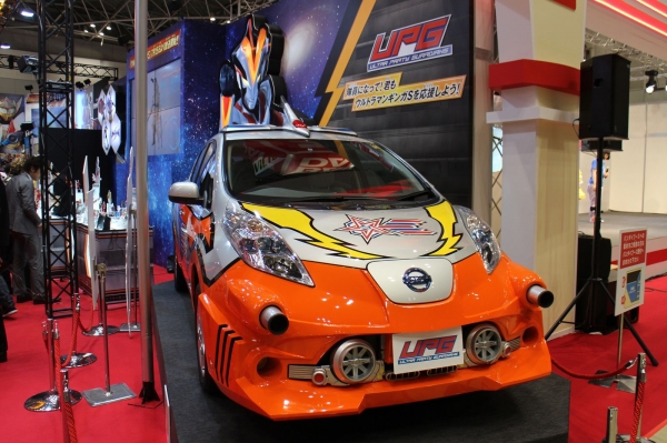 Nissan Leaf w wersji dla serialu Ultraman Ginga S