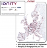 Poglądowa mapa sieci ładowania IONITY