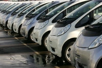 Wyniki sprzedaży aut elektrycznych Mitsubishi w Japonii w 2012r.