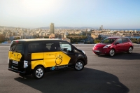 Pierwsze taksówki Nissan e-NV200 już na ulicach Barcelony