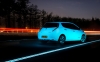 Nissan Leaf z powłoką glow-in-the-dark
