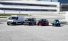 od lewej: Renault Master Z.E., Renault Kangoo Z.E., Renault Zoe Commercial i Renault Twizy Cargo