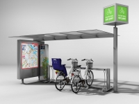 Samoobsługowa wypożyczalnia rowerów elektrycznych firmy Ekoenergetyka – Zachód
