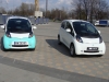 Mitsubishi i-MiEV na wystawie towarzyszącej seminarium - Pojazdy Elektryczne w Miejskiej Europie (EVUE)