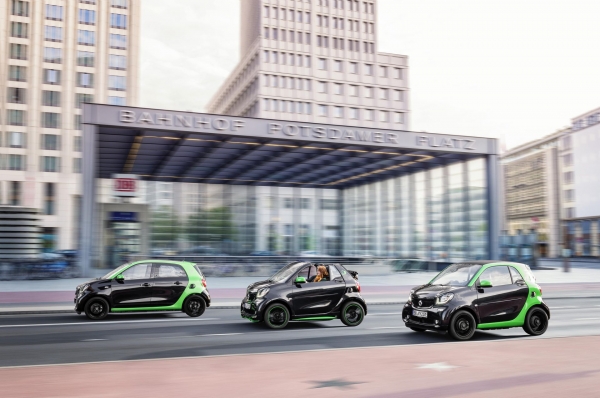smart forfour, fortwo cabrio i fortwo electric drive