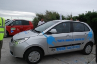 Tata Indica Vista EV na wystawie w Genewie