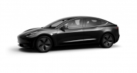 Czarna Tesla Model 3 - oględziny jakości wykonania