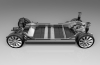Podwozie samochodu Tesla Model S