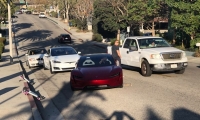 Tesla Roadster 2 zepsuł się na środku ulicy podczas przejażdżki