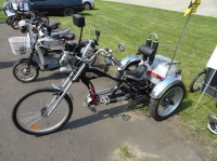 Zlot EV Żyrardów 2011 - trójkołowy rower elektryczny z silnikiem o mocy ciągłej 500 W