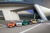 ActiveE obok testowych aut elektrycznych BMW poprzednich generacji