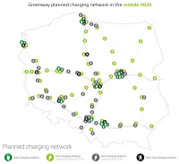 Infrastruktura ładowania GreenWay Polska