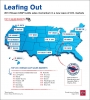 15 miast, w których sprzedaje się najwięcej Nissanów Leafów 2013 (stan na sierpień 2013)