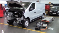 Konwersja Renault Trafic z użyciem częściowo zużytych akumulatorów