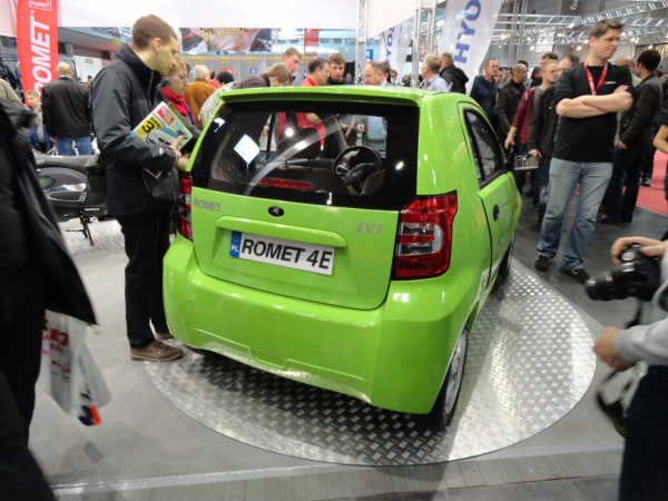 Romet 4E na targach Poznań Motor Show 2012