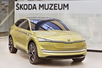 Škoda Vision E na wystawie w Szanghaju