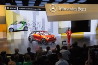 Samochody elektryczne smart na wystawie Paris Motor Show 2012