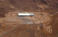Tesla Gigafactory (w budowie) z lotu ptaka - lipiec 2016
