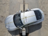 Tesla Model S podczas testu zderzeniowego NHTSA