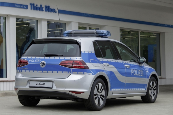 Volkswagen e-Golf w wersji policyjnej