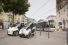 Toyota COMS i Toyota i-Road dla wypożyczalni Citélib by Ha:mo w Grenoble